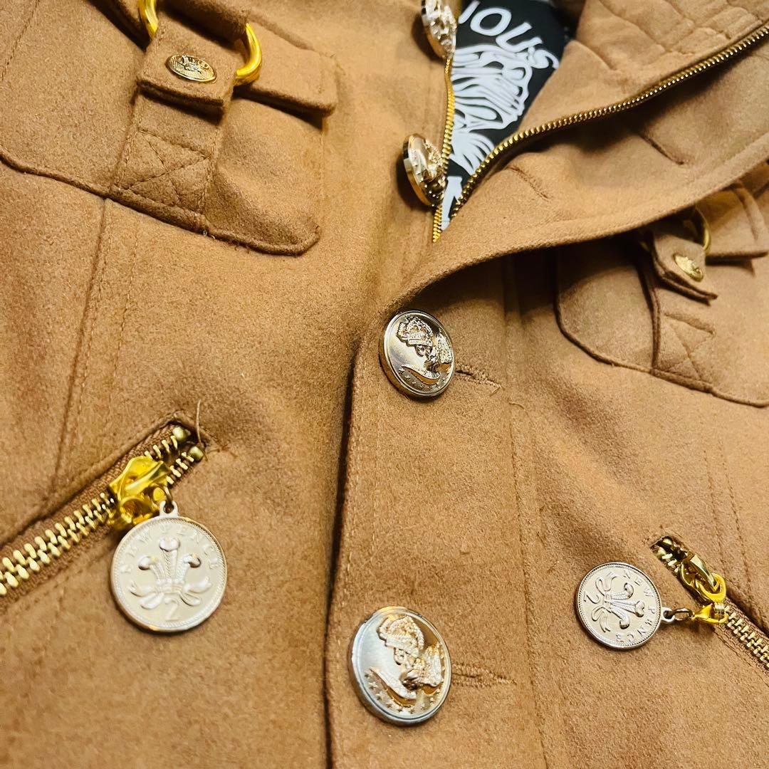 【平成ギャル】【希少】 d.i.a. 激レア厚手ミニ丈コートPコートジャケット