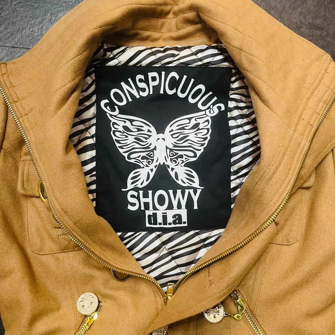 【平成ギャル】【希少】 d.i.a. 激レア厚手ミニ丈コートPコートジャケット