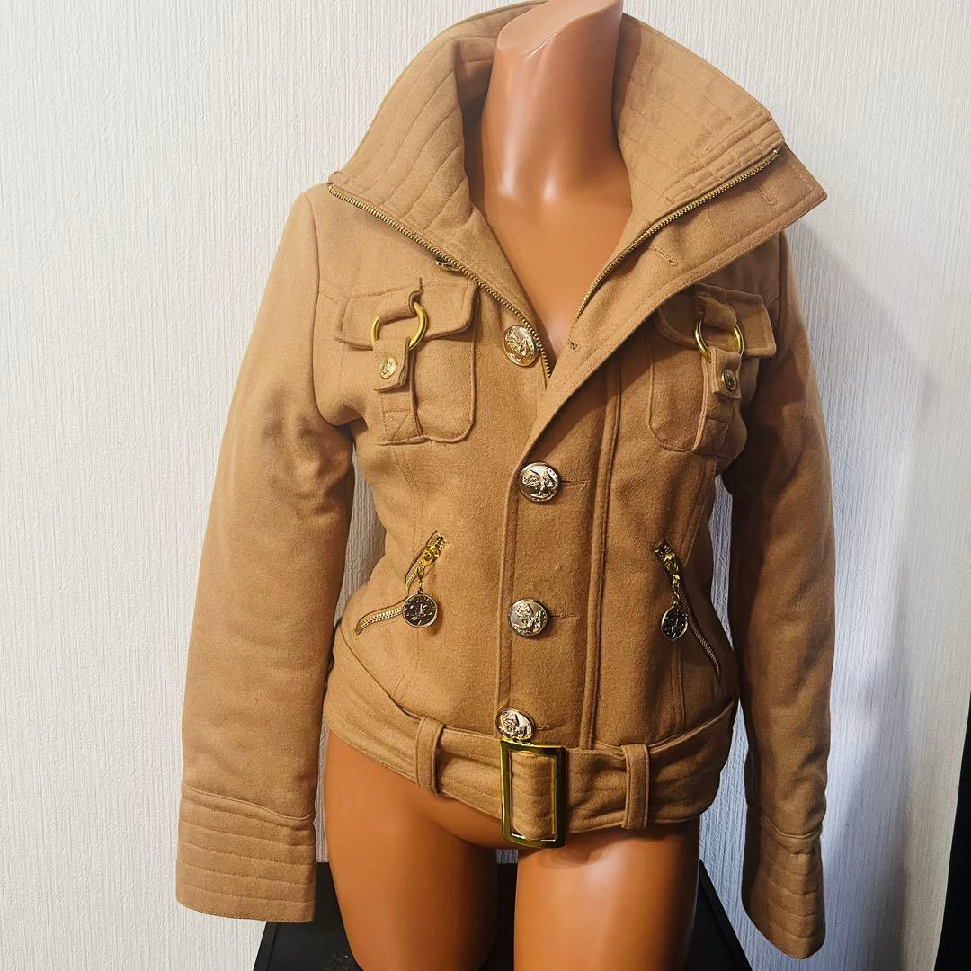 【平成ギャル】【希少】 d.i.a. 激レア厚手ミニ丈コートPコートジャケット