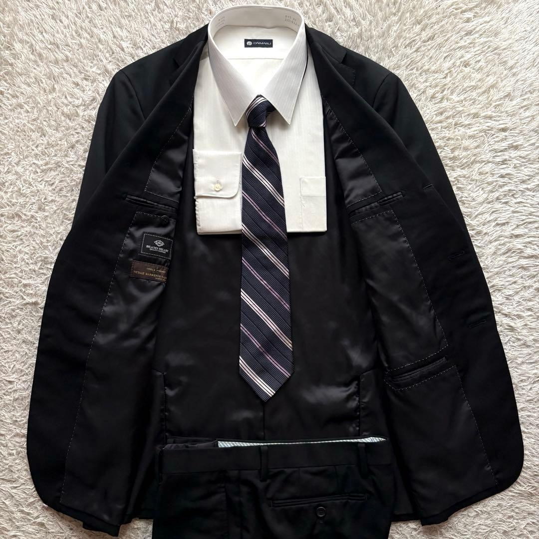 ★カノニコ XLサイズ★ BEAMS HEART セットアップ モヘヤ混合 黒