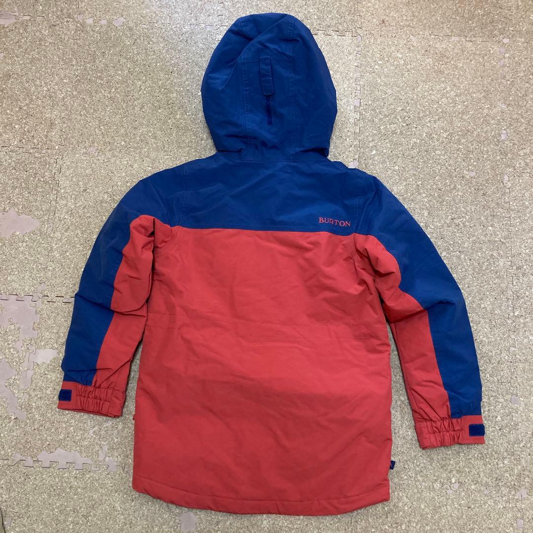 【美品】バートン BURTONキッズ上下 セット子供Sサイズ 120紺赤ベージュ