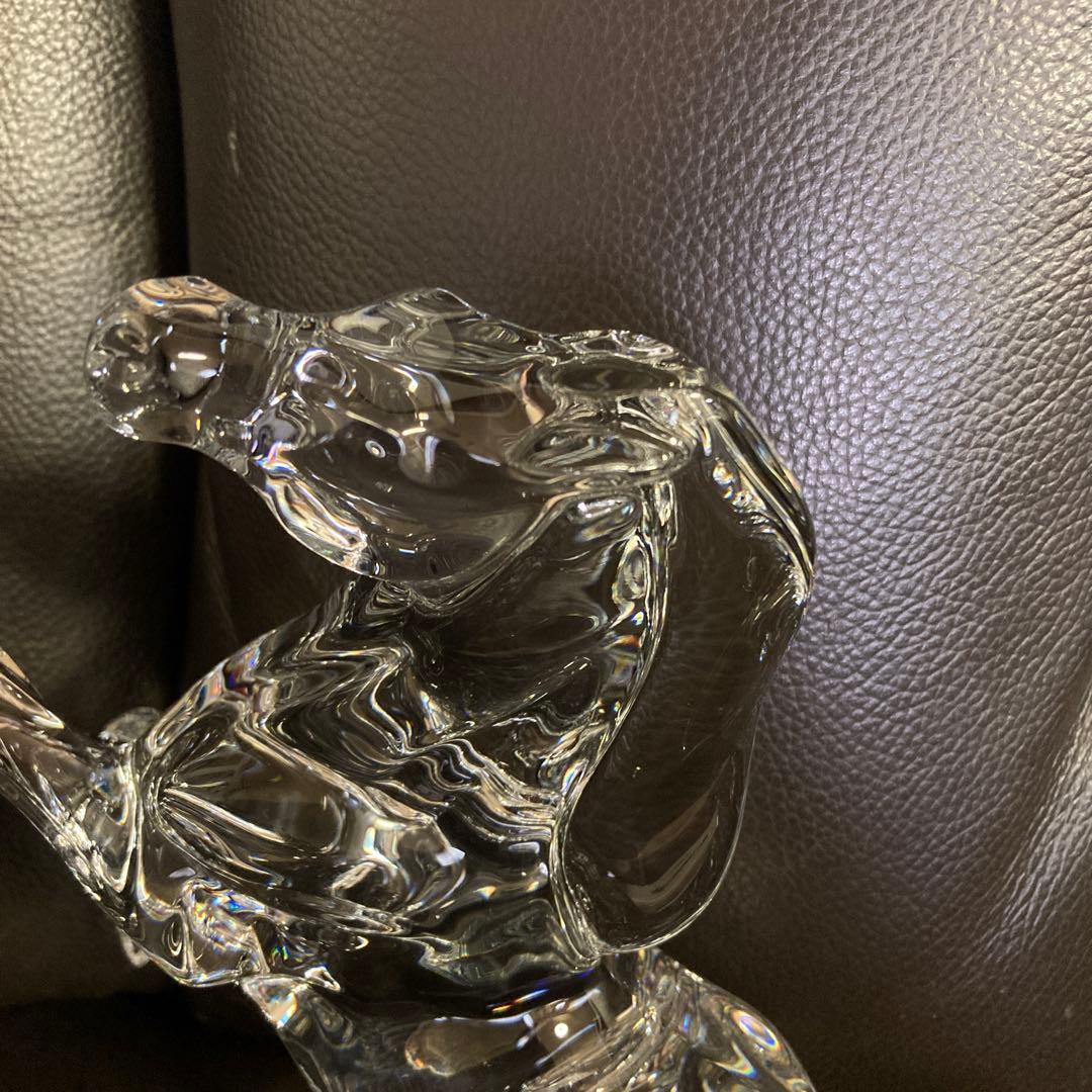 Baccarat バカラ いななく馬 跳ね馬 ジャンピングホース 置物