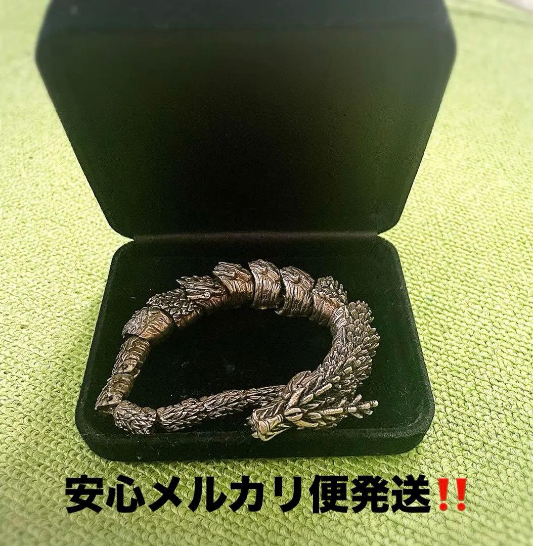 さちさちさん専用‼️151.5gシルバーグラプリ1位　龍のシルバーブレスレット