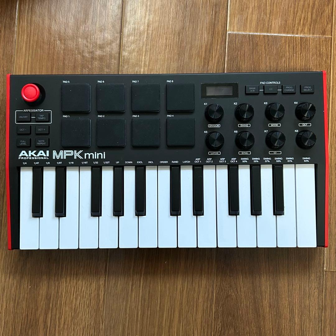 【美品】AKAI MPK mini MIDIコントローラー