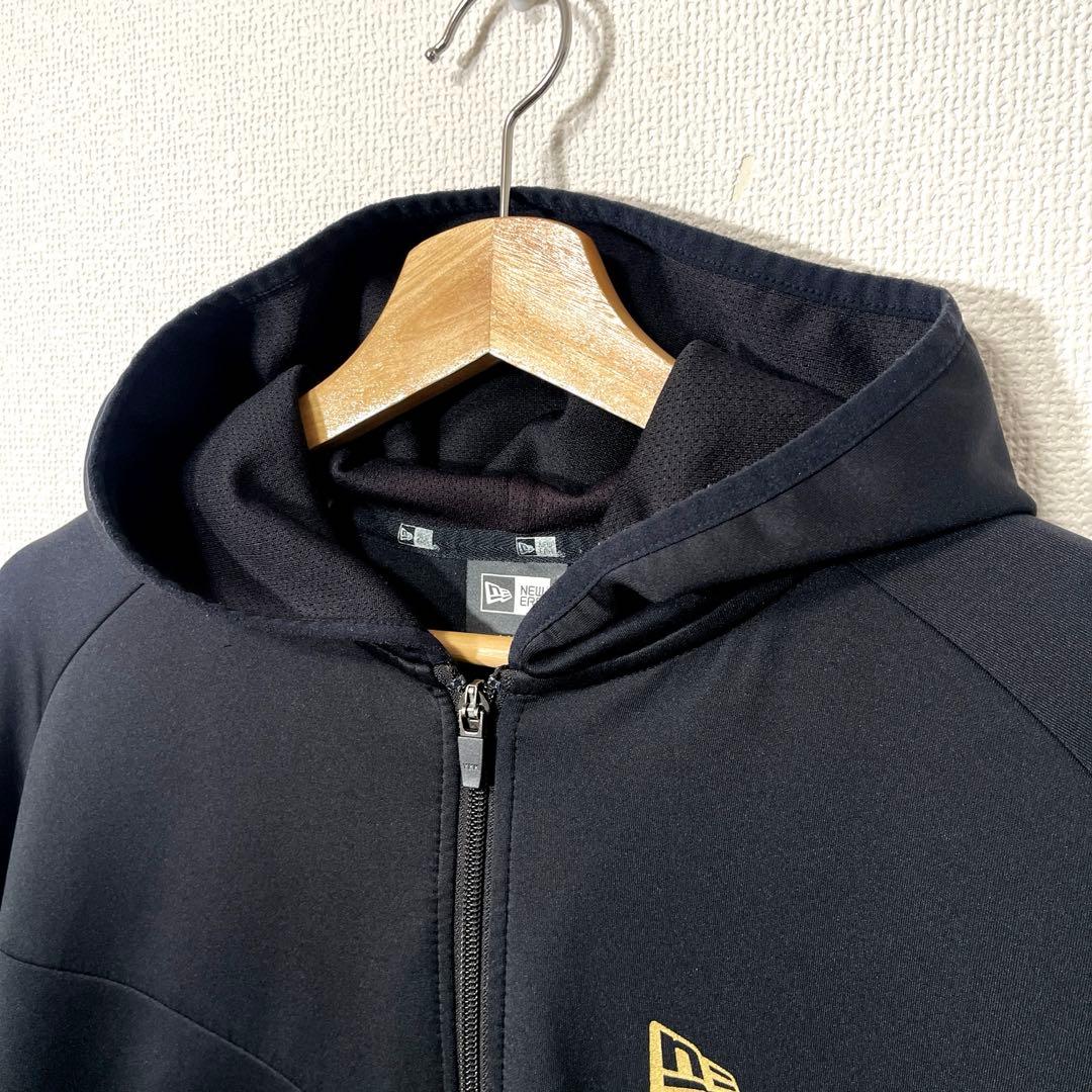 NEW ERA ニューエラ セットアップ パーカー ジャージ L ゴールド