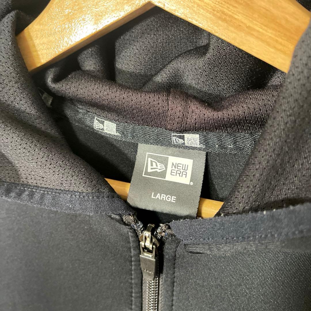 NEW ERA ニューエラ セットアップ パーカー ジャージ L ゴールド