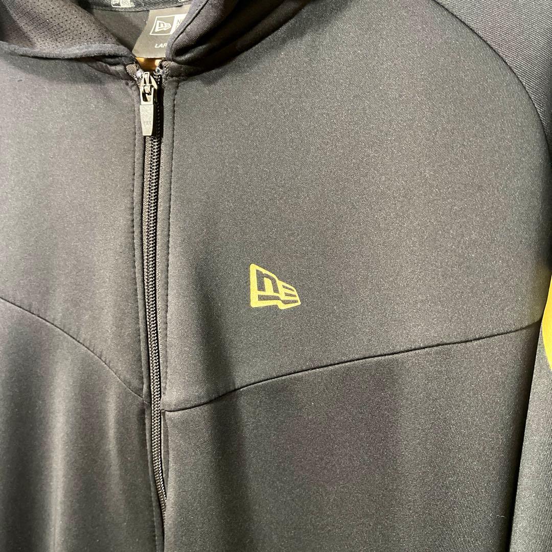 NEW ERA ニューエラ セットアップ パーカー ジャージ L ゴールド