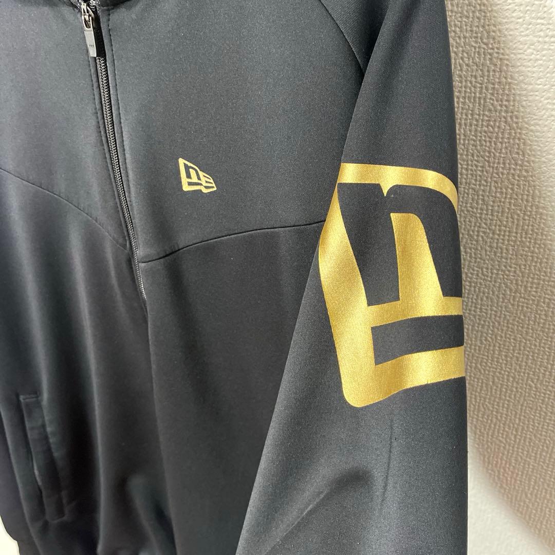 NEW ERA ニューエラ セットアップ パーカー ジャージ L ゴールド