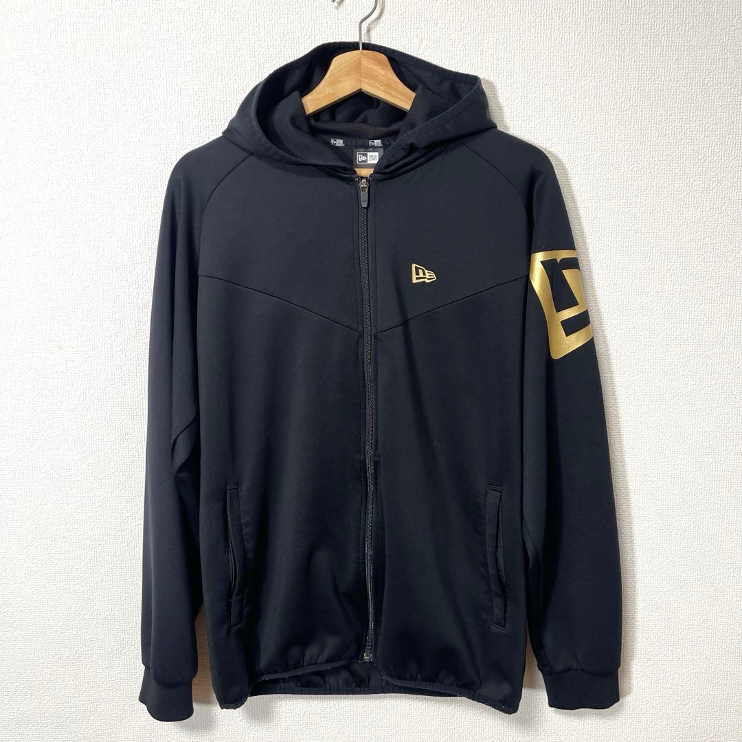 NEW ERA ニューエラ セットアップ パーカー ジャージ L ゴールド