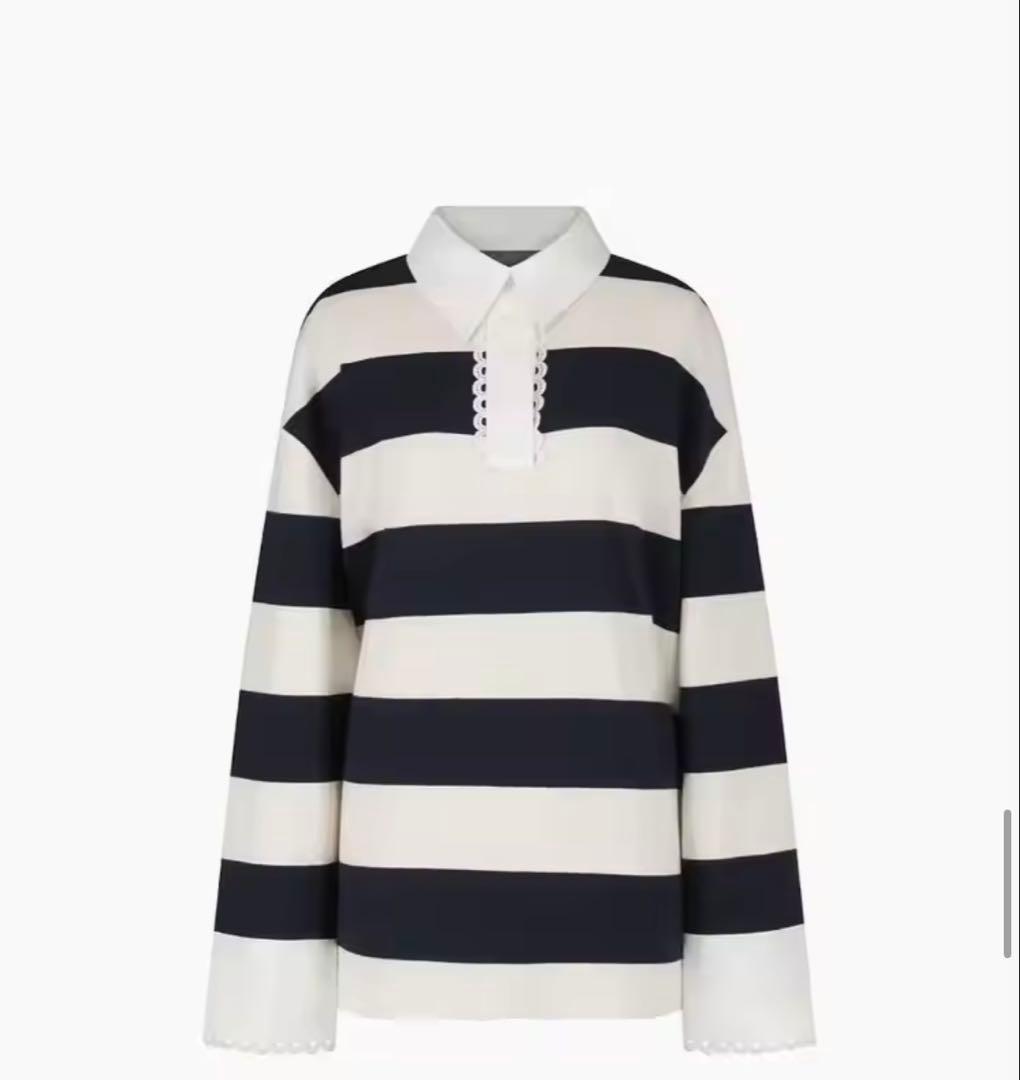 Bibiy FRANCINERUGBYTOP ラガーシャツ