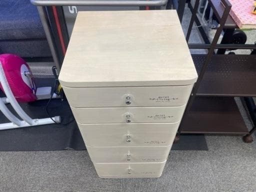 山善　ミニチェスト　フェノミン5段