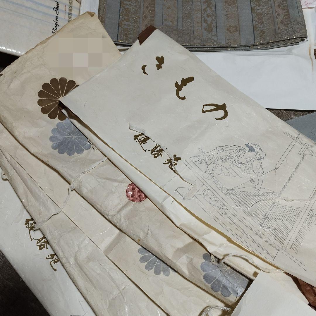 着物 帯 まとめ売り （着物8・帯4）　リメイク・練習用・アンティーク