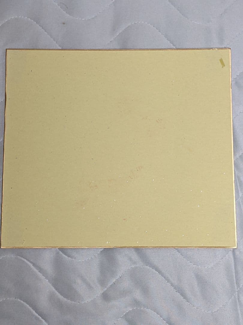 北見けんいち 直筆カラー色紙「 釣りバカ日誌 スーさん」