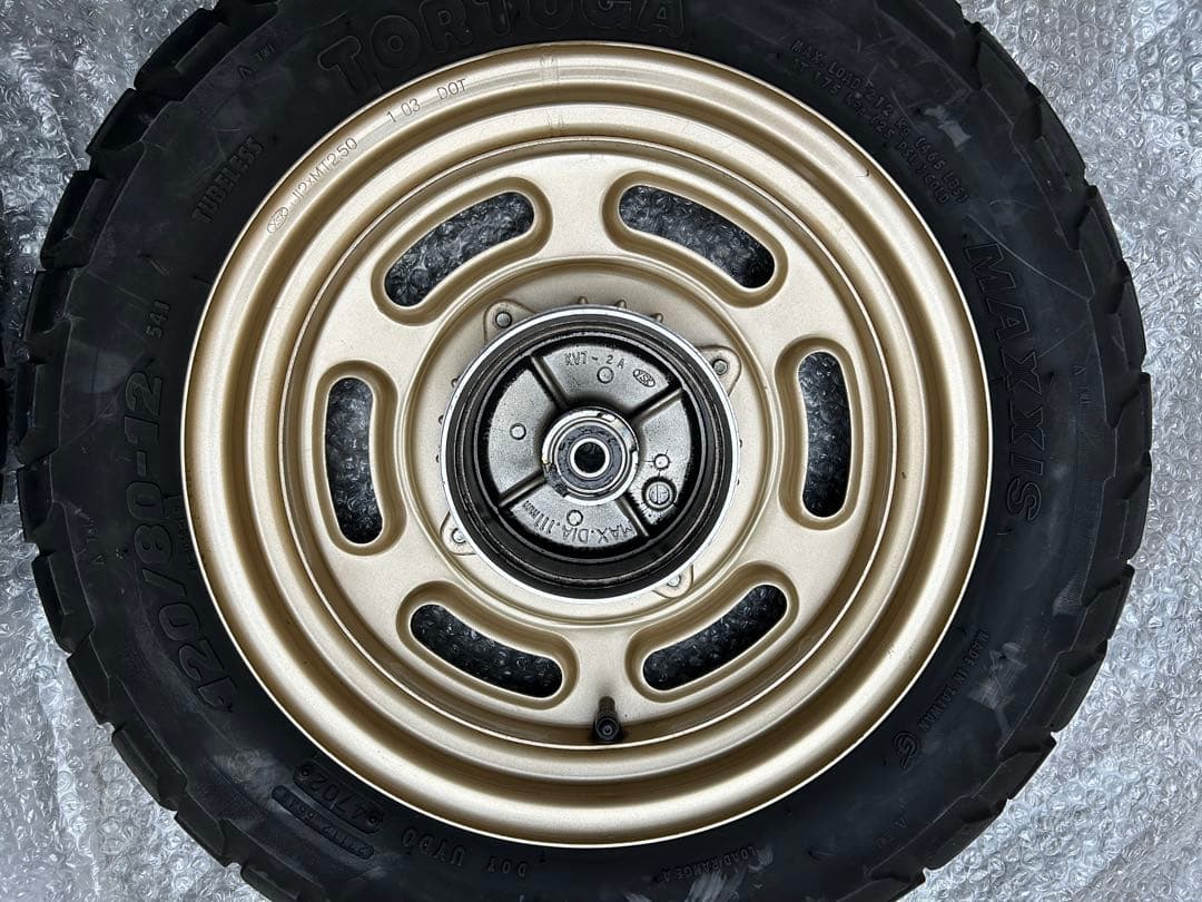 エイプ100前後　純正ホイール・ドラムセット