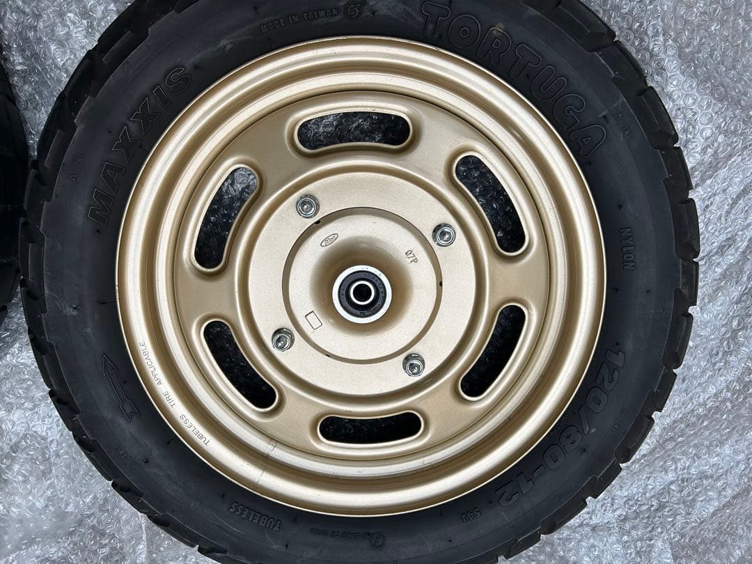 エイプ100前後　純正ホイール・ドラムセット