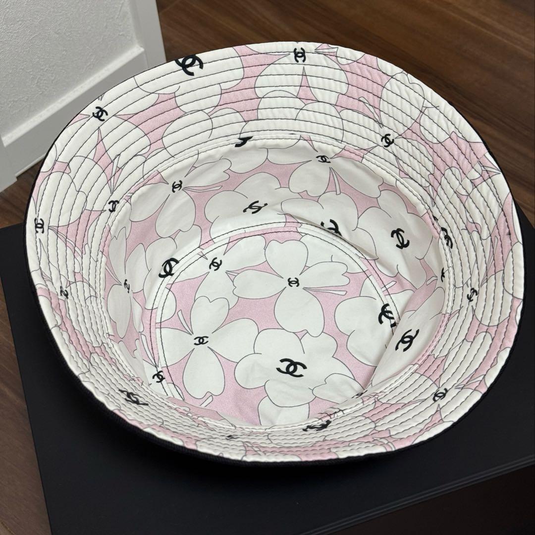 ネコ【新品・未使用】CHANEL　バケットハット　リバーシブル