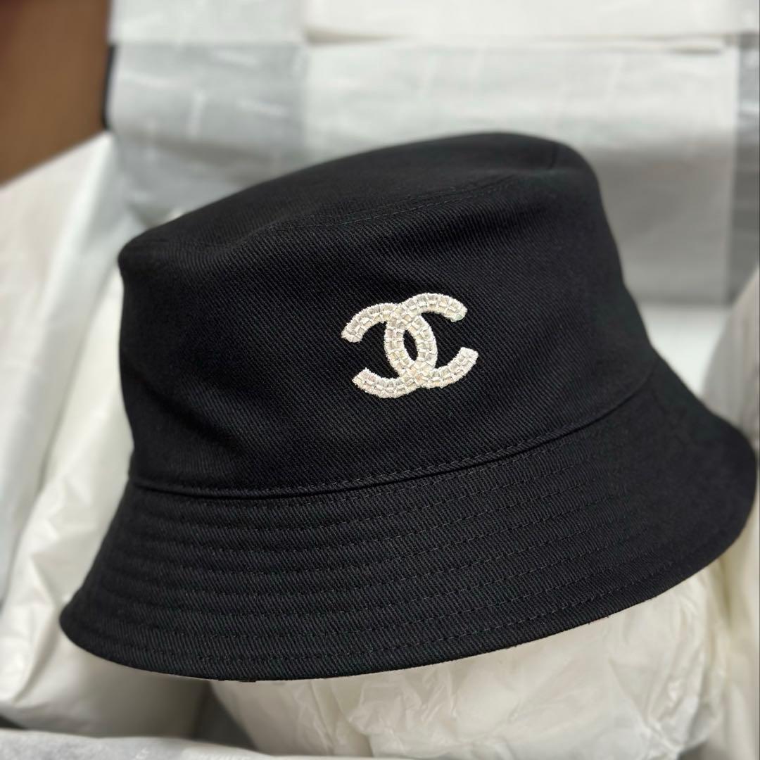 ネコ【新品・未使用】CHANEL　バケットハット　リバーシブル