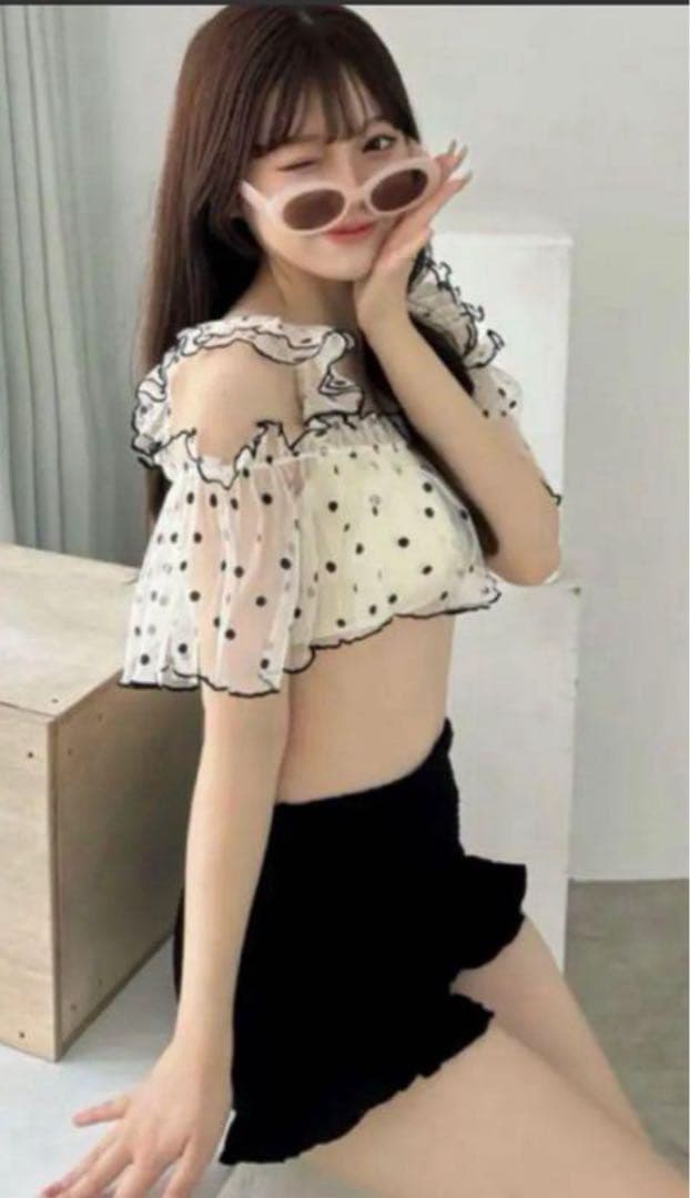 riliドットチュール2wey水着‼️値下げ中‼️