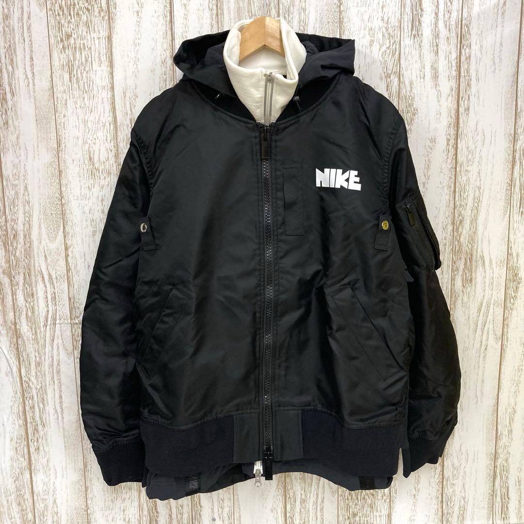 nm-1261) NIKE×Sacai NRG レイヤードジャケット MA-1