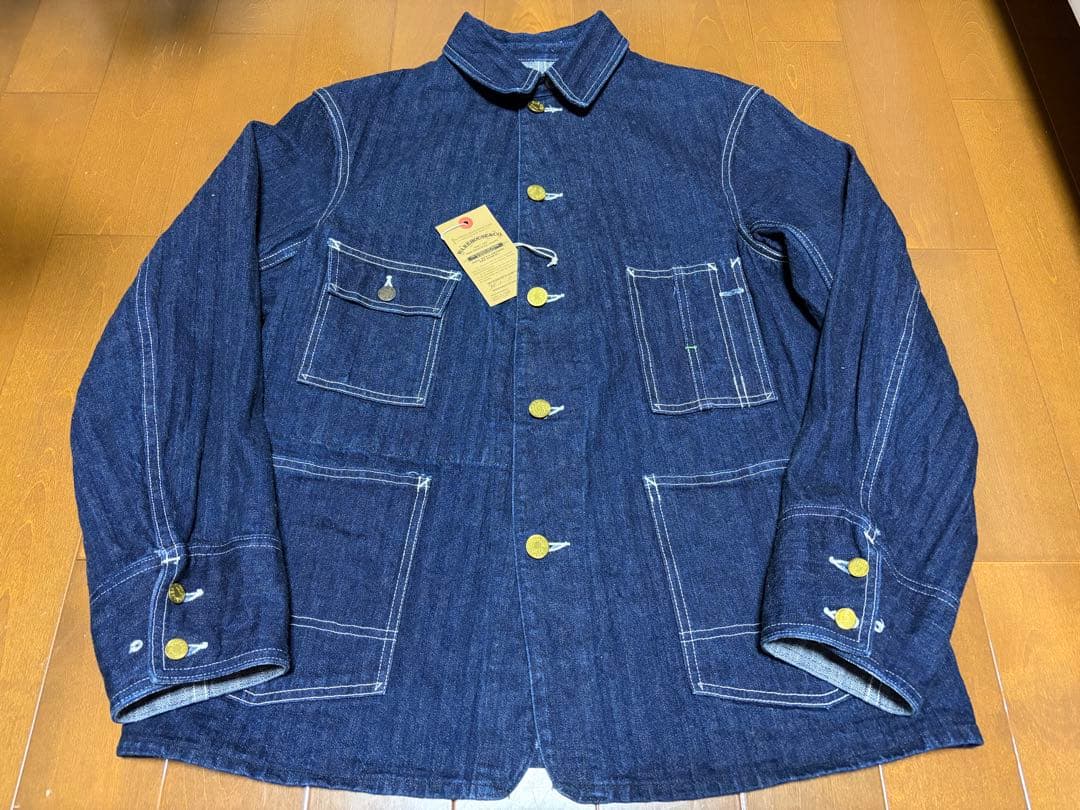 今週末最終出品限定価格 ウエアハウスLot.2165ヘリンボーンカバーオール40