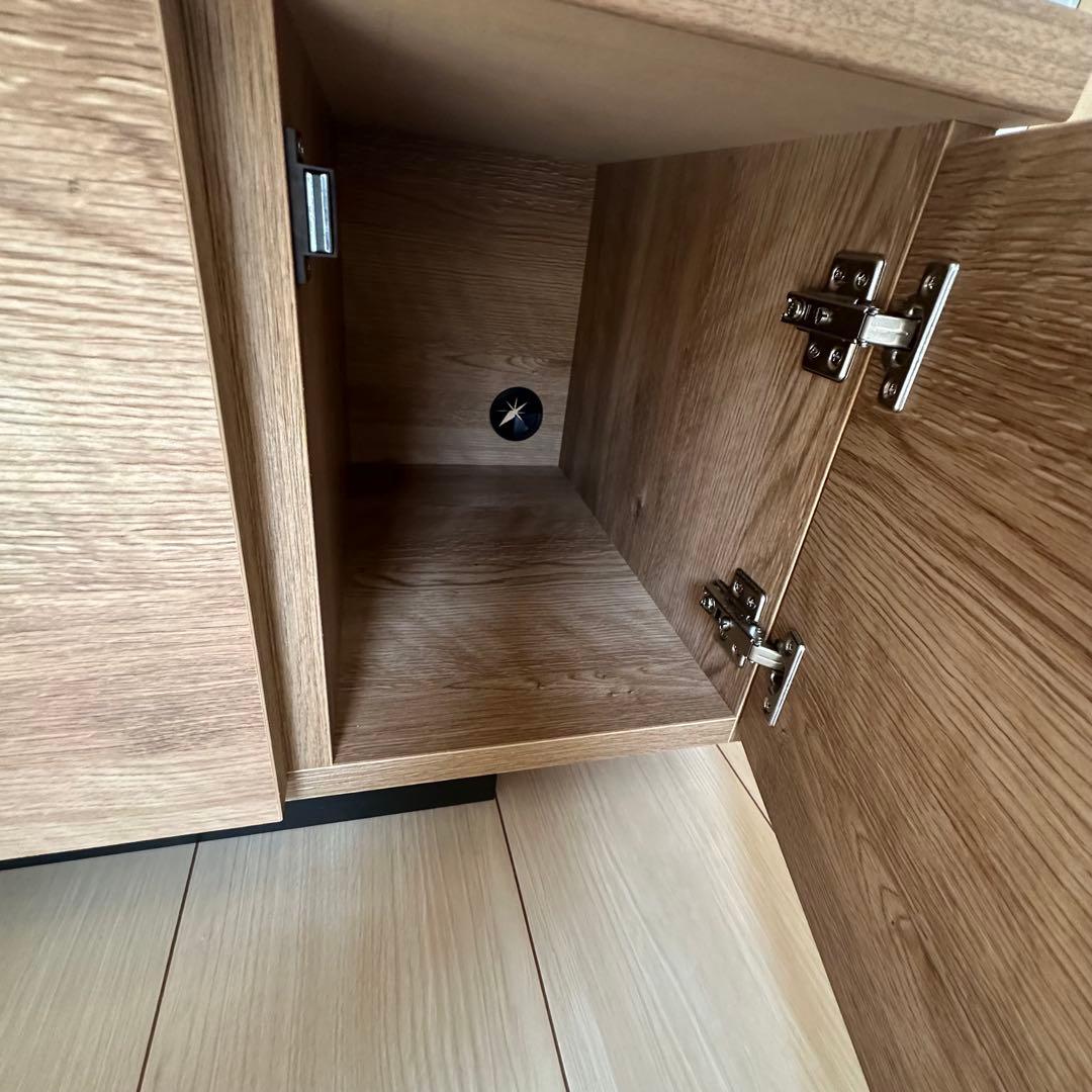 LOWYA 140cm テレビ台 ローテレビ台 テレビボード シャビーナチュラル