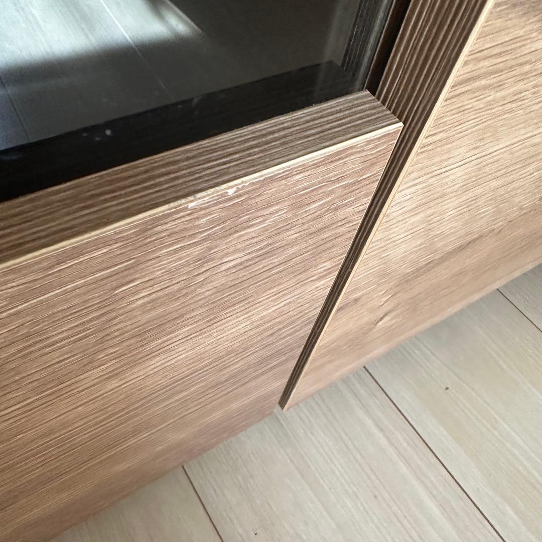 LOWYA 140cm テレビ台 ローテレビ台 テレビボード シャビーナチュラル