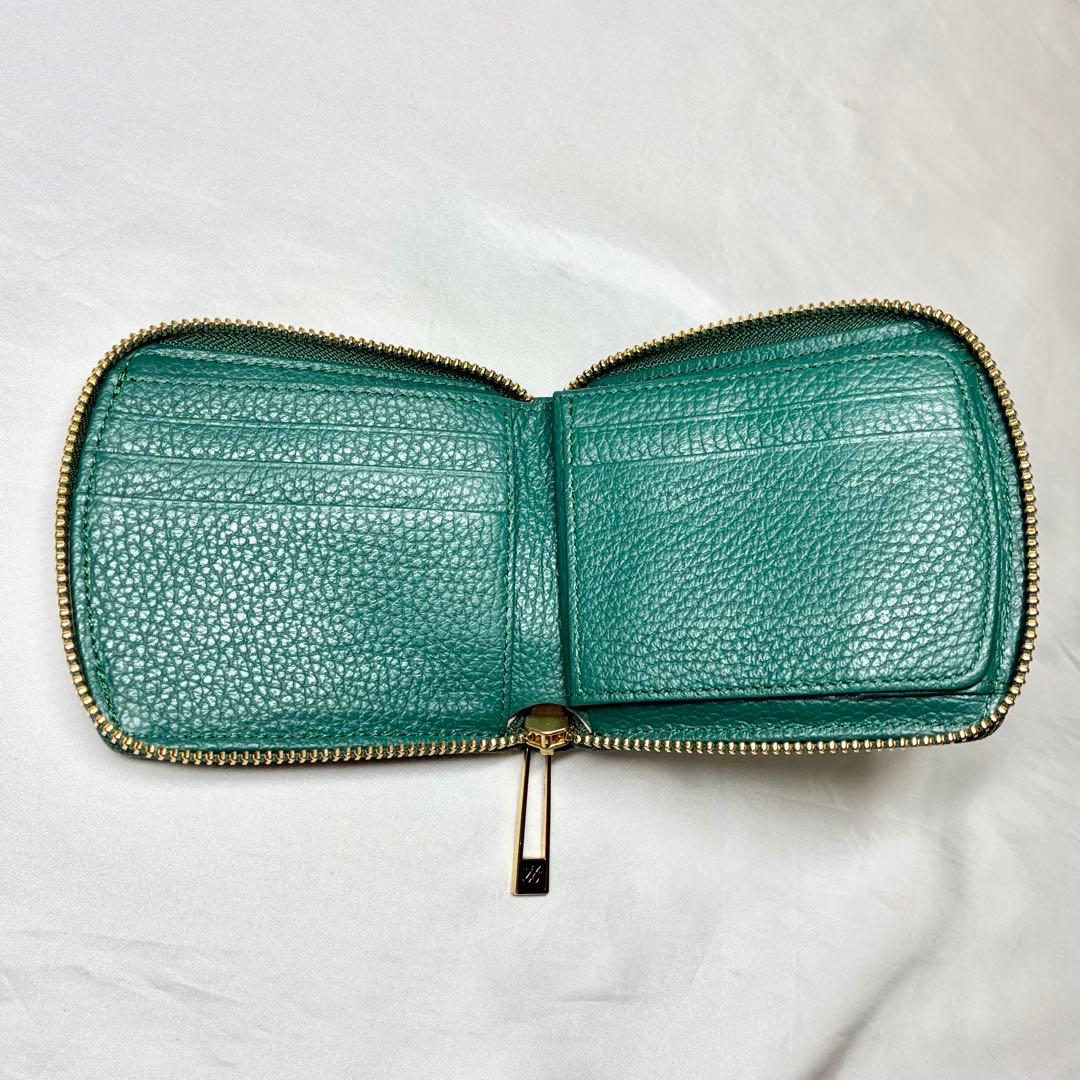 【極美品】　ハースケジュール　チェレット　二つ折りウォレット　財布　コンパクト