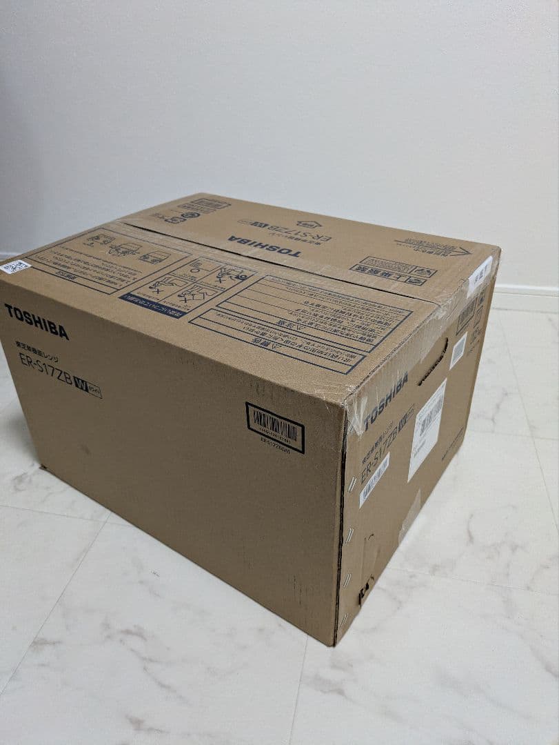 TOSHIBA(東芝)電子レンジ17L縦開バックライト液晶ER-S17ZB W