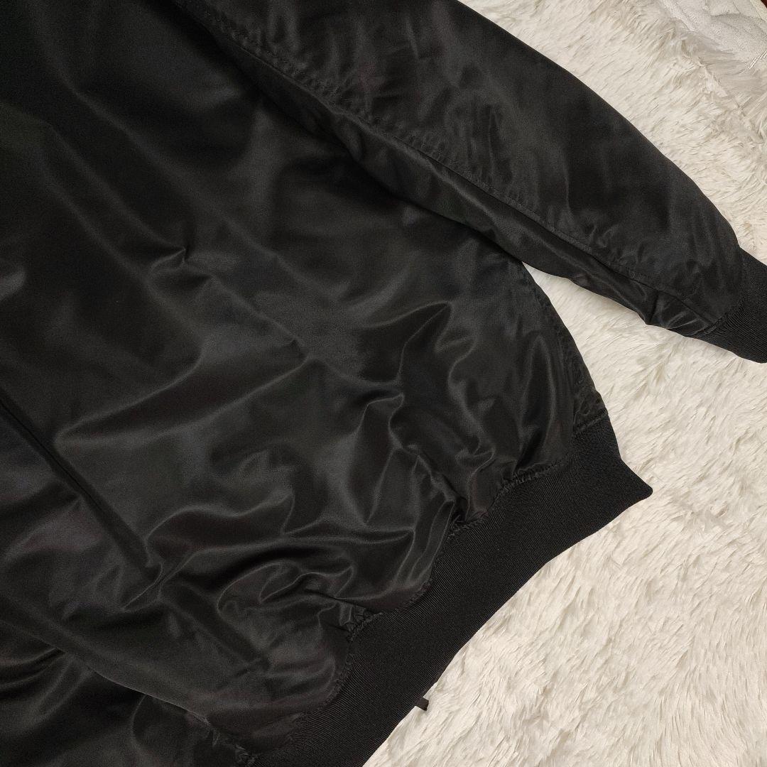 美品 UNIQLO+J XL ハイブリッドダウンオーバーサイズ MA-1ブルゾン