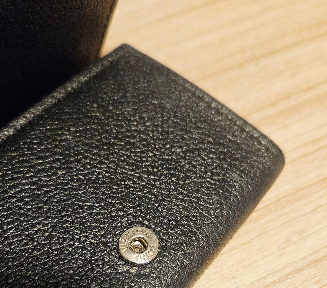LOUIS VUITTON　ポルトフォイユ ロックミニ ノワール 三つ折り長財布