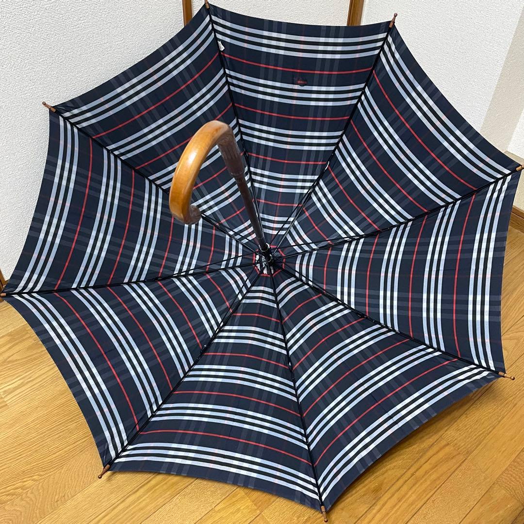 【新品未使用】Burberrys 長傘 雨傘 ノバチェック 総柄