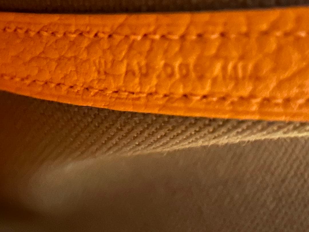 エルメス　ガーデンパーティー　キャンバス✕レザー　サイズTPM