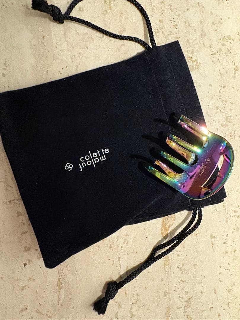 コレットマルーフ　メタルバルドージョークリップ　オイル　　レア品