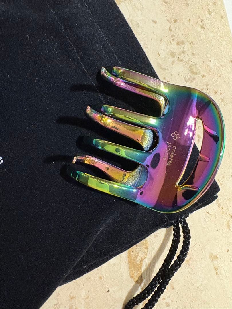 コレットマルーフ　メタルバルドージョークリップ　オイル　　レア品