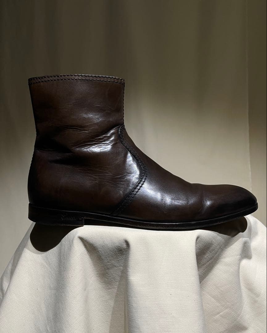 靴 2000s GUCCI - Brown Leather Ankle Boots
