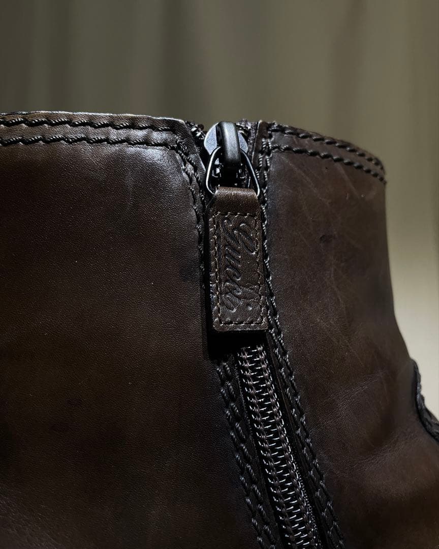 靴 2000s GUCCI - Brown Leather Ankle Boots