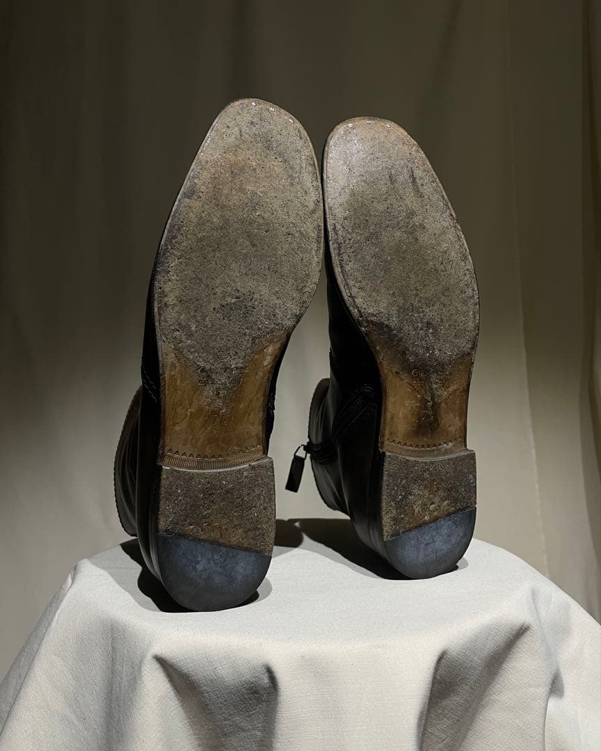 靴 2000s GUCCI - Brown Leather Ankle Boots