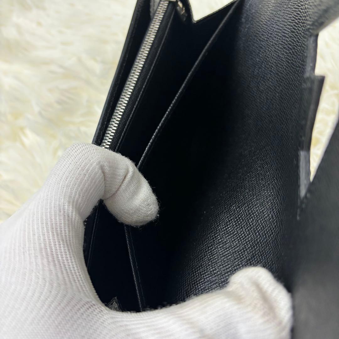 美品! ルイヴィトン エピ ポルトフォイユ ツイスト 長財布 ブラック RFID