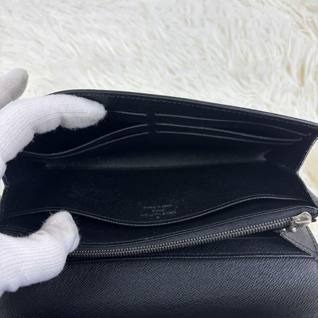 美品! ルイヴィトン エピ ポルトフォイユ ツイスト 長財布 ブラック RFID