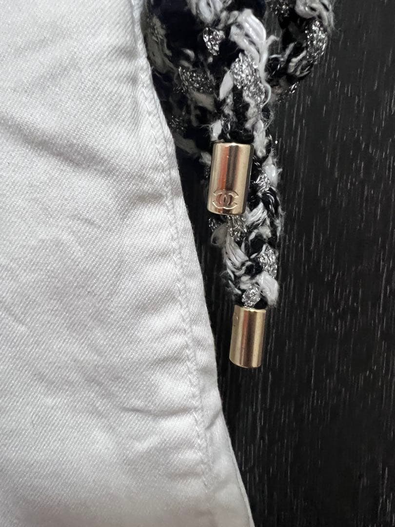 CHANEL チャネルホワイトショートパンツ