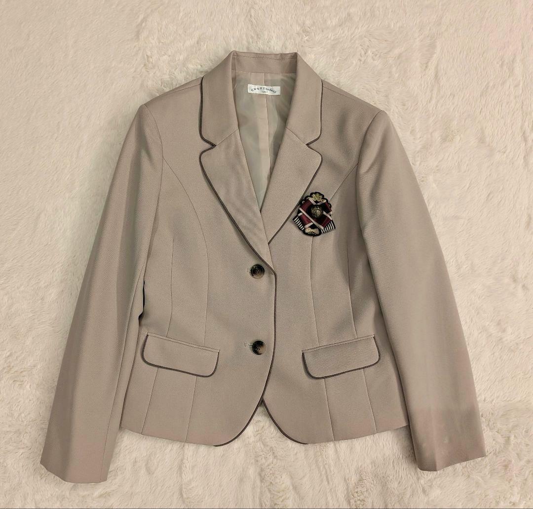 ショパンドゥ 卒服 フォーマルスーツ ブラウンチェック ブレザー165