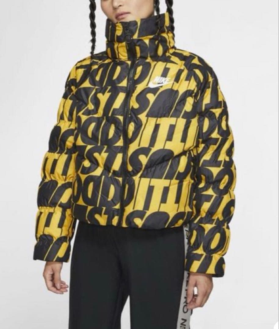 美品 NIKE ナイキ SYN フィル STM AOPJD ダウンジャケット L