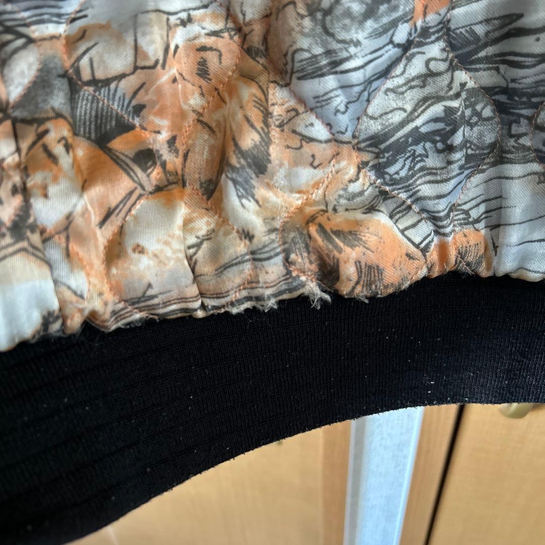 KikiStussy ブラック MA-1ジャケット Mサイズ