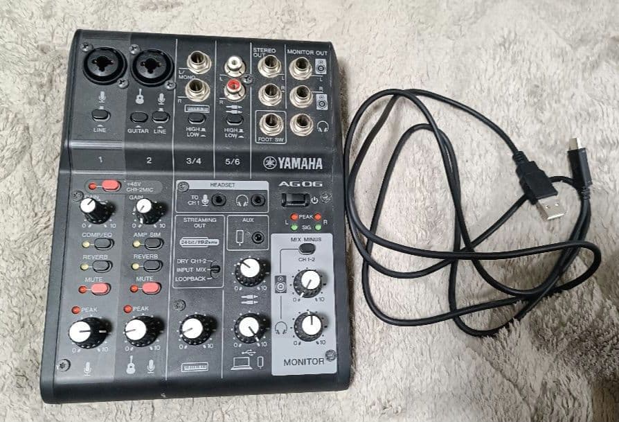 配信機器・PA機器・レコーディング機器 YAMAHA AG06