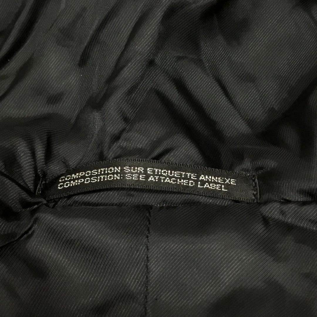 美品　90s y's ワイズ　ビンテージウールダッフルコート　日本製　ブラック