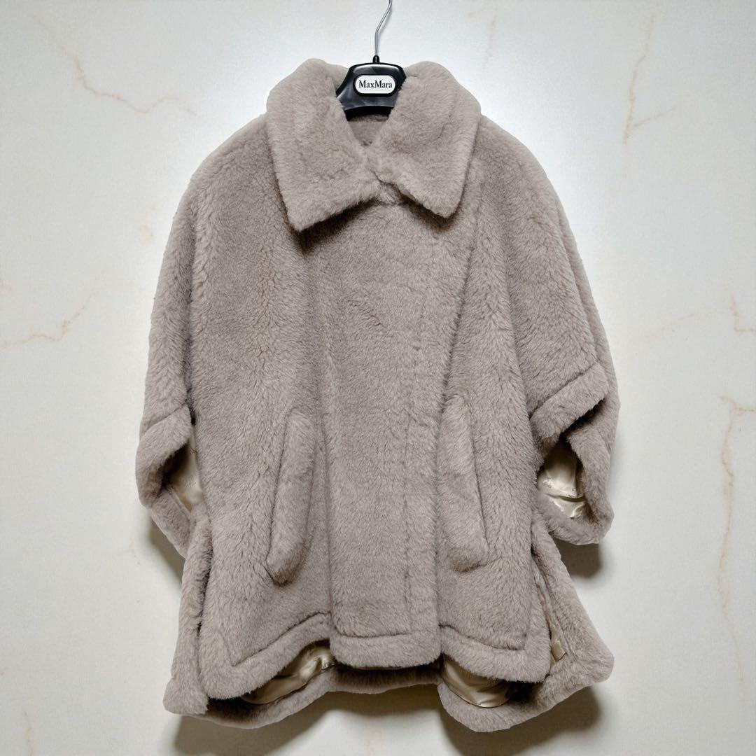 マックスマーラ テベ Max mara tebe ポンチョ テディベア
