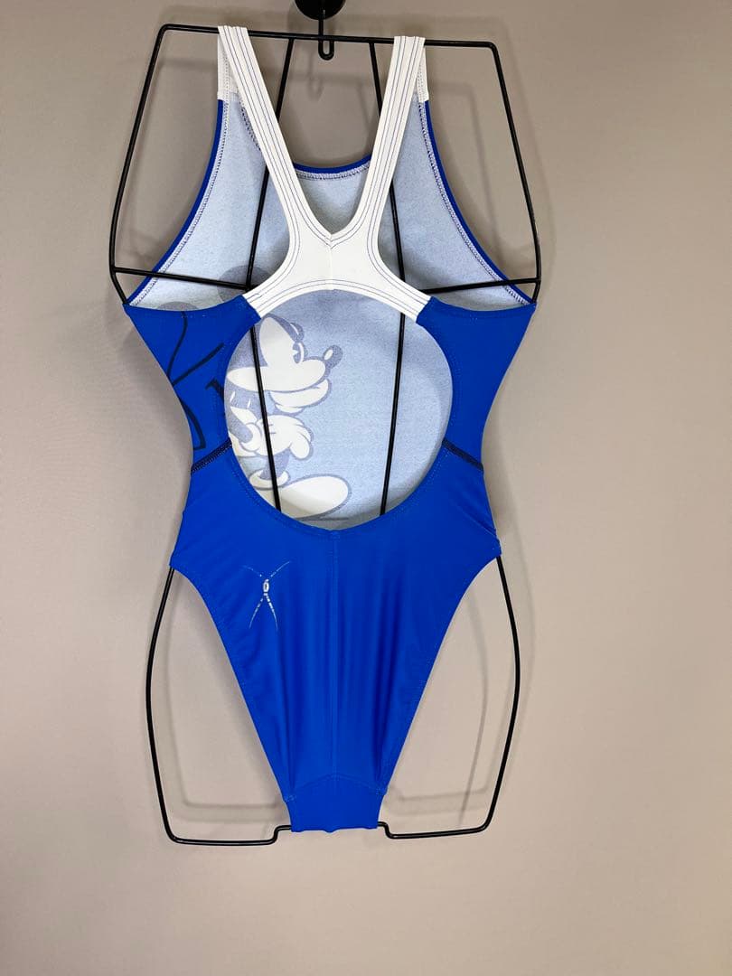 アリーナ競泳水着ミッキーマウス ハイレグ ニュークスモデル使用感ありサイズS