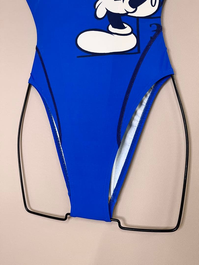 アリーナ競泳水着ミッキーマウス ハイレグ ニュークスモデル使用感ありサイズS