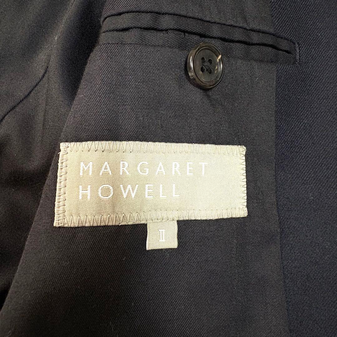 マーガレットハウエル ウールフランネルジャケット ネイビー 2