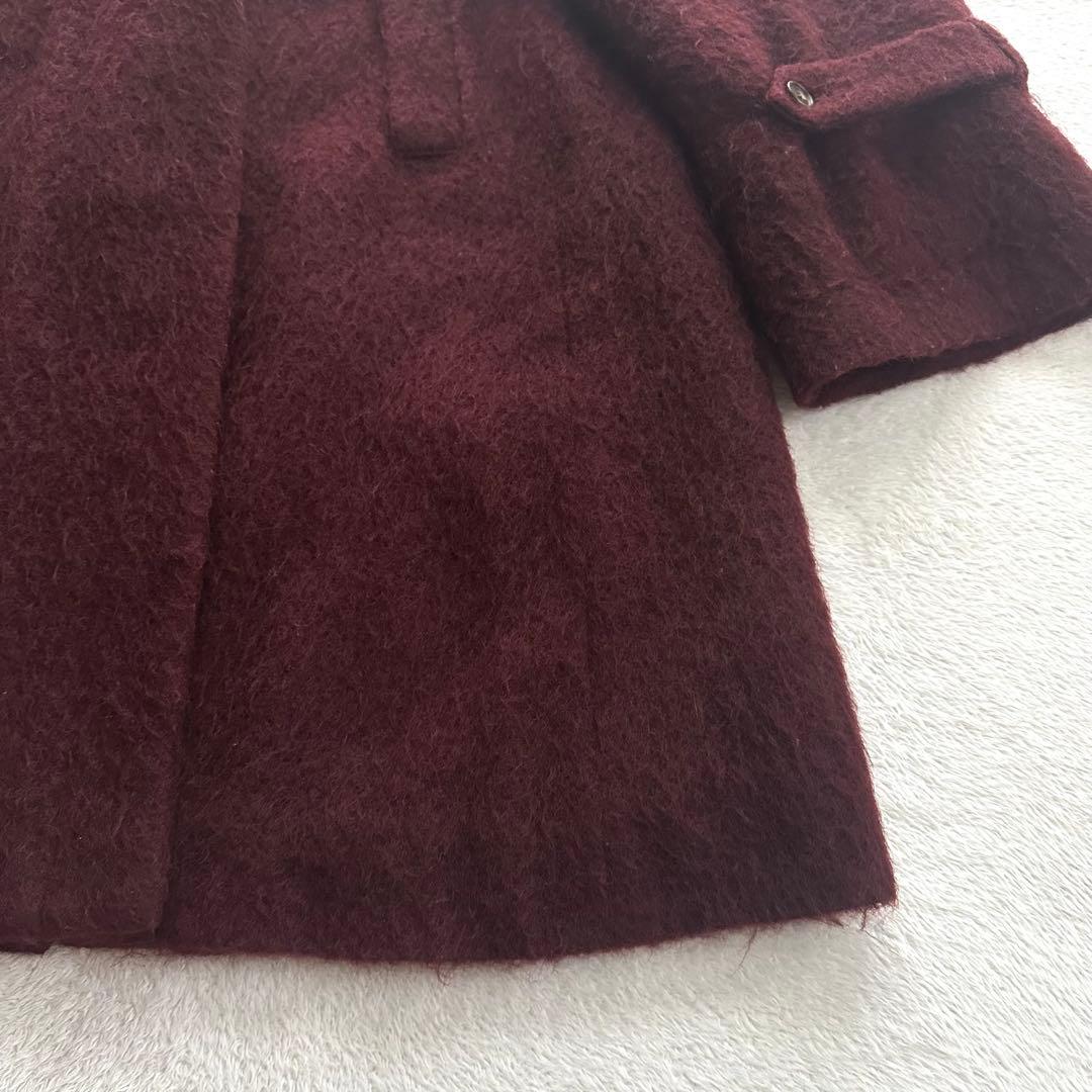 little suzieリトルスージー　モヘアシャギーケープコート
